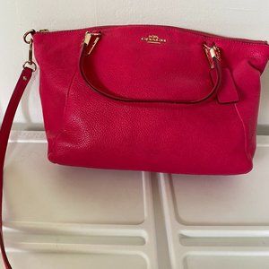 Coach Pink and Gold, Medium Satchel, Cross…